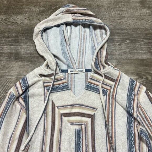 Wallflower Striped Hoodie Size Medium - Picture 3 of 9